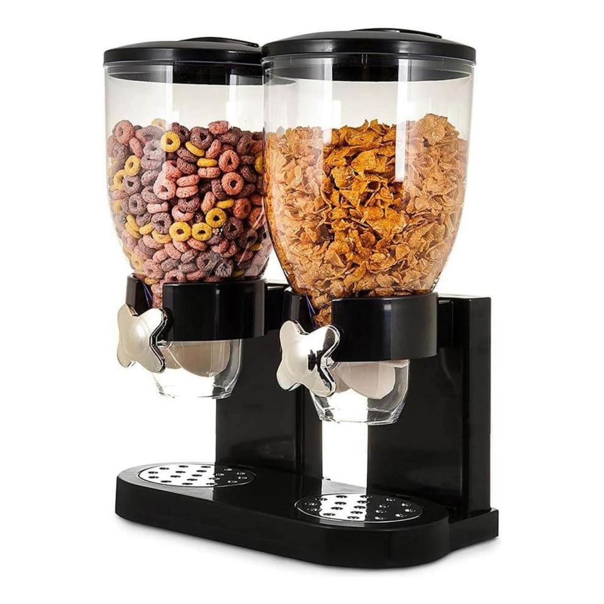 IMPORTCLICK - Dispensador Organizador Cereal Semillas Cocina 520 ML - Negro