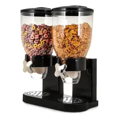 IMPORTCLICK - Dispensador Organizador Cereal Semillas Cocina 520 ML - Negro
