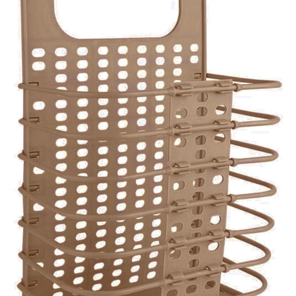 IMPORTCLICK - Cesta Baño Lavandería Plegable Café 37x24x13 CM - Café