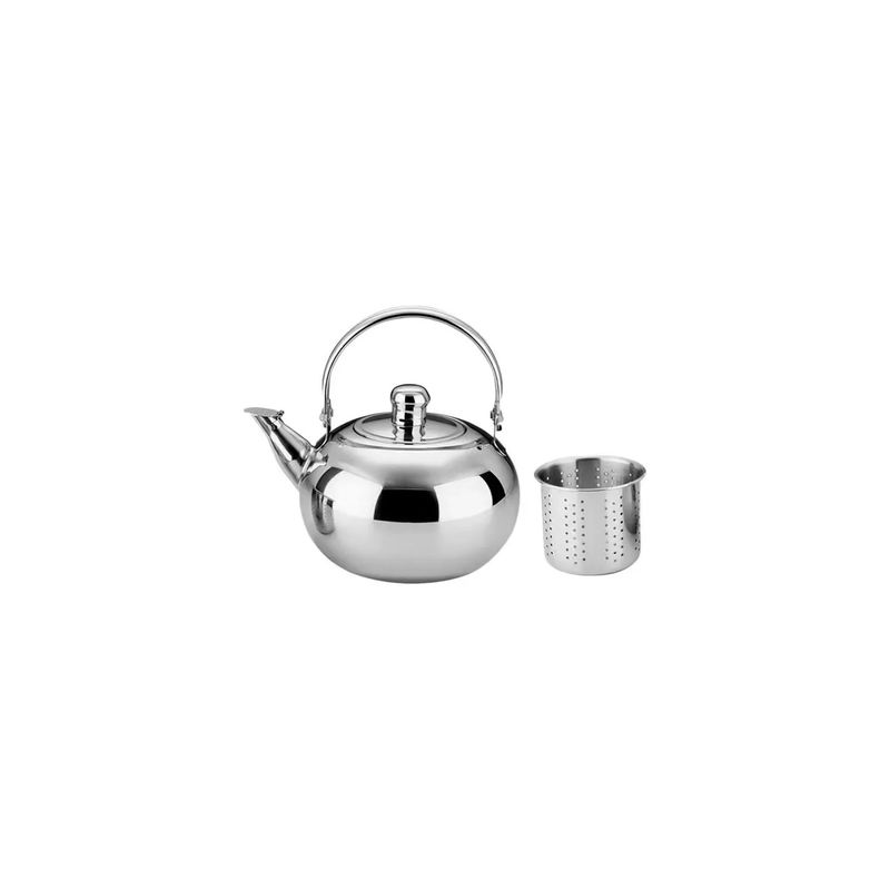 GENERICO - Tetera 900ml Acero Inoxidable Con Filtro Té Infusiones-flex