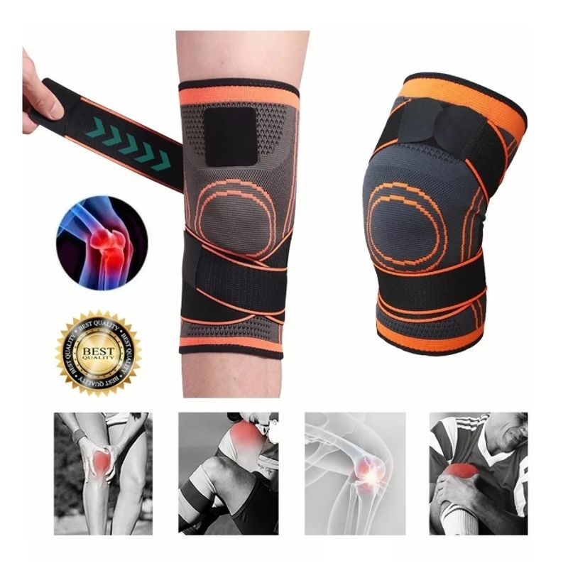 GENERICO - Rodillera Venda Elástica Soporte Compresion Velcro Rodilla