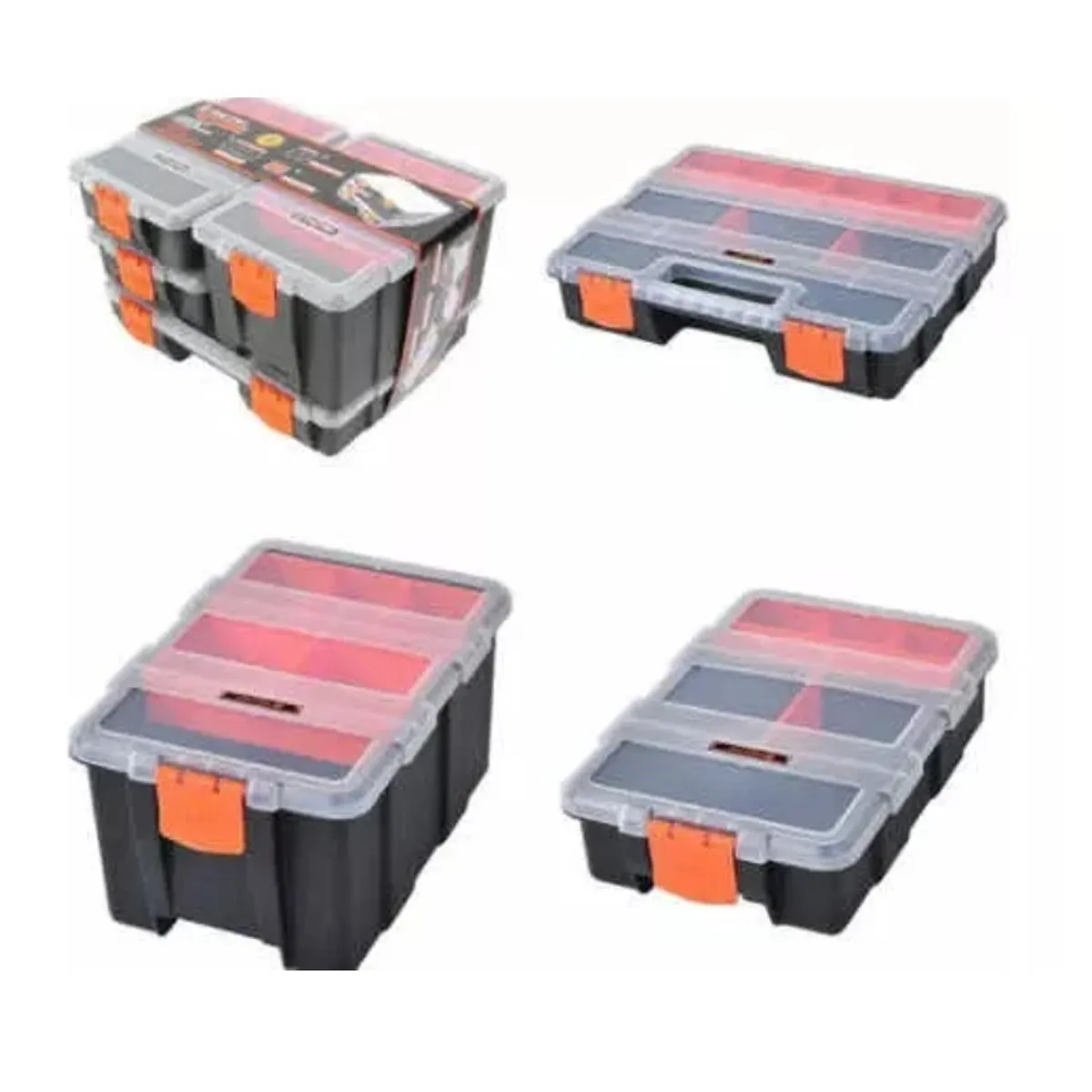 GENERICO - Organizador Tactix Plastico Jgo. 4 Pzas