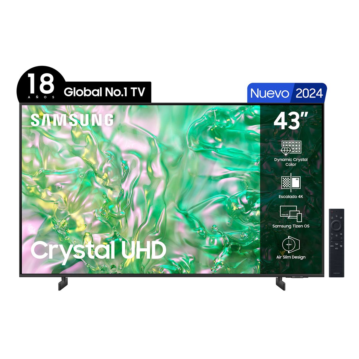 SAMSUNG - LED Smart TV 43 DU8000 4K UHD Tizen™ Samsung (2024)