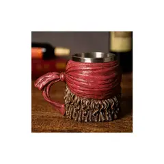 GENERICO - Taza Cervecera Shopero Diseño Pirata Cráneo Calavera Regalo