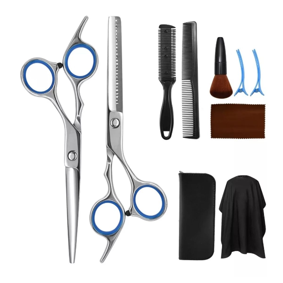 GENERICO - Set Tijera Cortar Pelo Entresacadora Cabello Peluquería