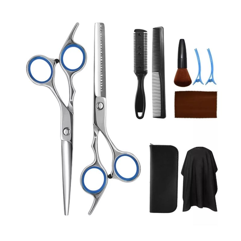 GENERICO - Set Tijera Cortar Pelo Entresacadora Cabello Peluquería