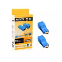 Adaptador Extensor Hdmi Con Cable Red Rj45 30m Cat 55e6