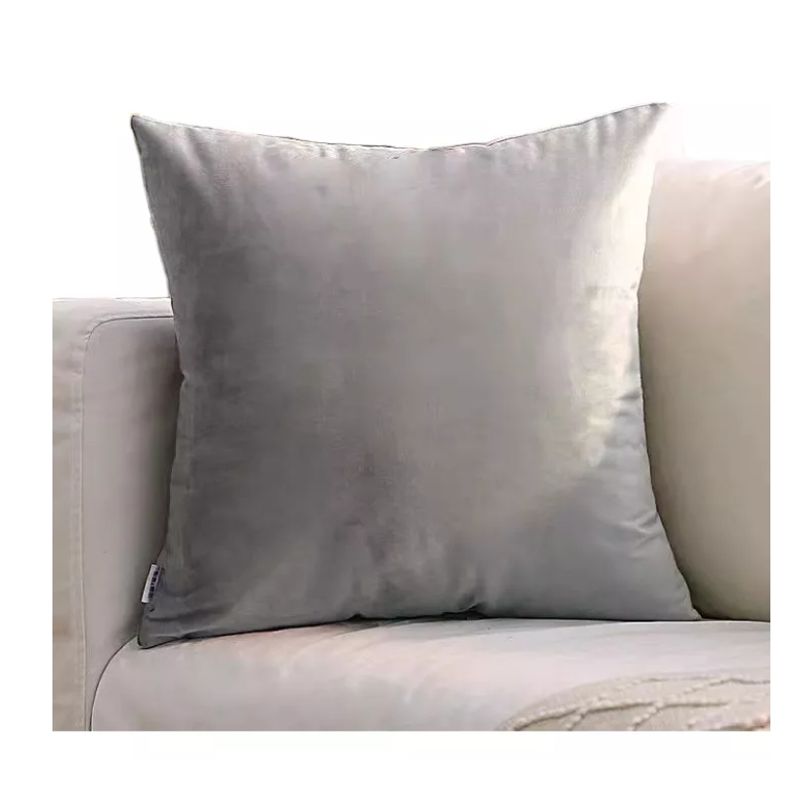 GENERICO - Pack 2 Fundas Para Cojin Velvet Terciopelo Liso 45x45cm