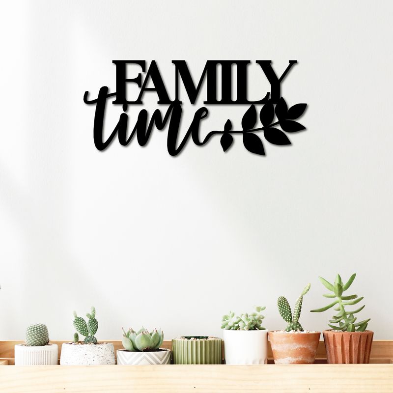 ELAB PROPIA - Cuadro Decorativo Family Time - Madera Fun Republic