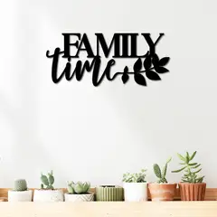 ELAB PROPIA - Cuadro Decorativo Family Time - Madera Fun Republic