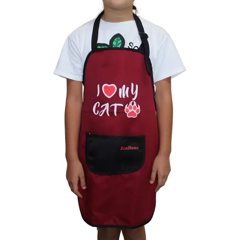 OEM - Pechera Niño con diseño I Love My Cat