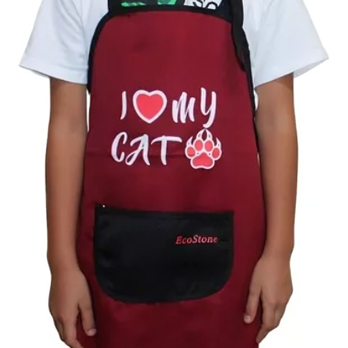 OEM - Pechera Niño con diseño I Love My Cat