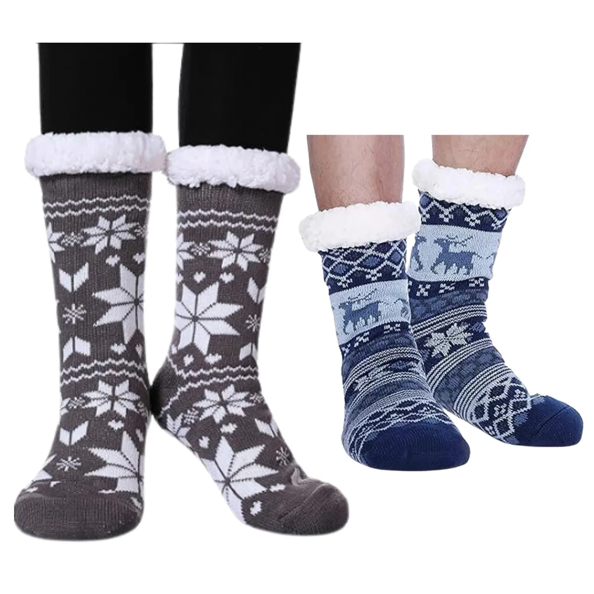 UTILISIMO - Pack 3 Pantuflas Calcetines Chiporro Mujer Antideslizante