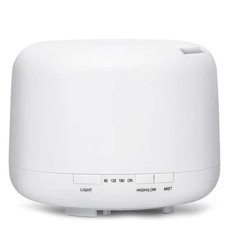 DETODOYMAS - Humidificador Ultrasonico Difusor 500ml + 5 Esencias De Rega