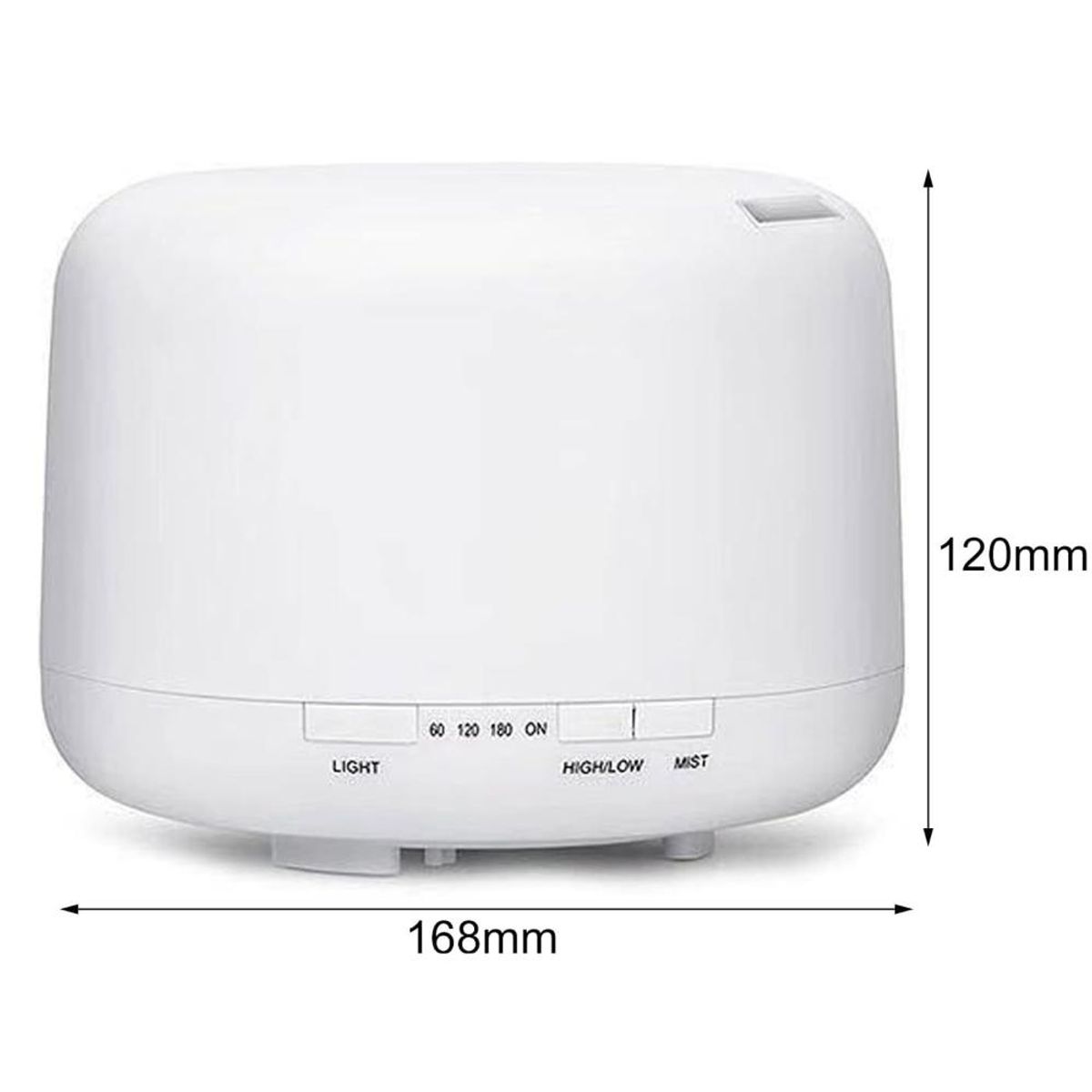 DETODOYMAS - Humidificador Ultrasonico Difusor 500ml + 5 Esencias De Rega