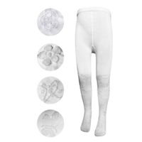 Pack 1 Panty Blanca Con Costura Niña Ballerina