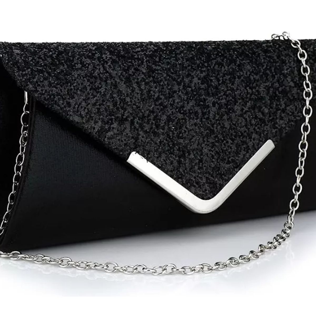 GENERICO - Bolso Fiesta Noche Clutch Dama Cartera Cocktail Dorada