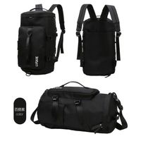 Mochila Bolso De Viaje Cabina De Avión Negro 10kg