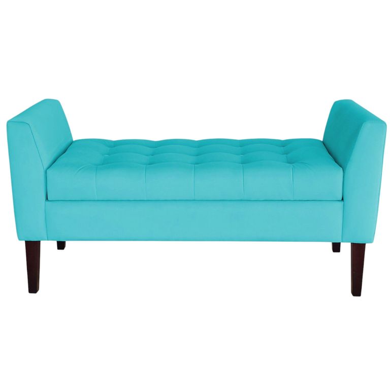 Banqueta Baul Patagonia Color Turquesa
