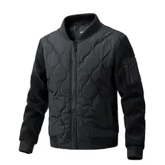 BLWOENS - Chaqueta con cierre para hombres -Negro