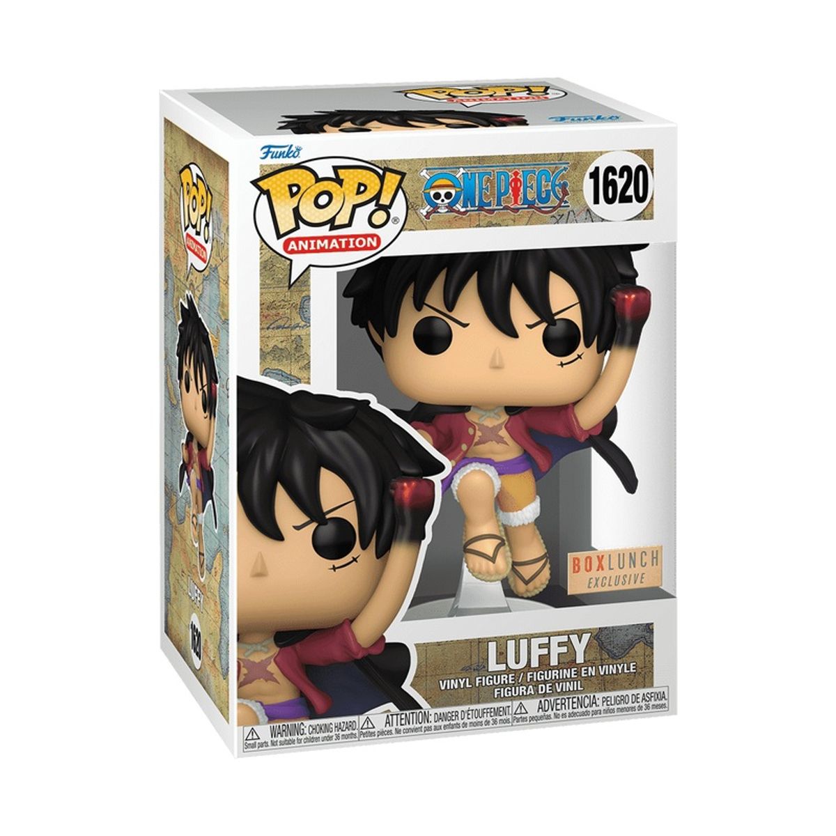 FUNKO - Funko Pop One Piece Luffy 1620 Exclusivo Box Lunch + Protector