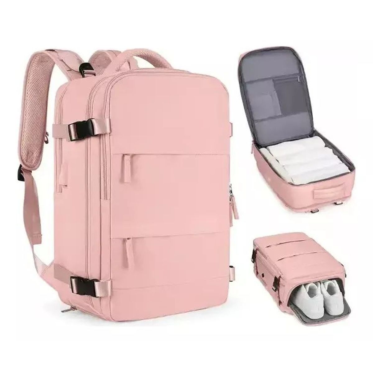 KUANGYE - Mochila De Viaje Avión Multifuncional Gran Capacidad 30 Lts