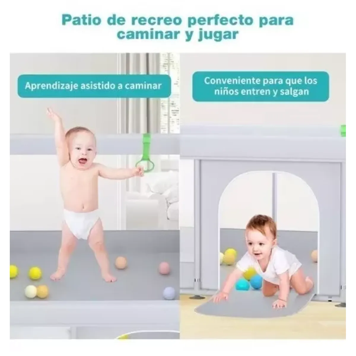 MUNDO MAGIA - Corralito Para Bebe Corral De Seguridad Gimnasio De Juegos