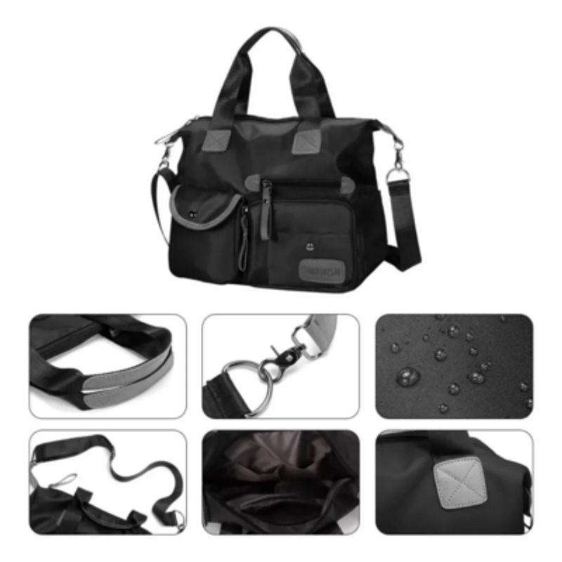 MUNDO MAGIA - Bolso Bandolera De Mujer Hombro Impermeable Gran Capacidad-