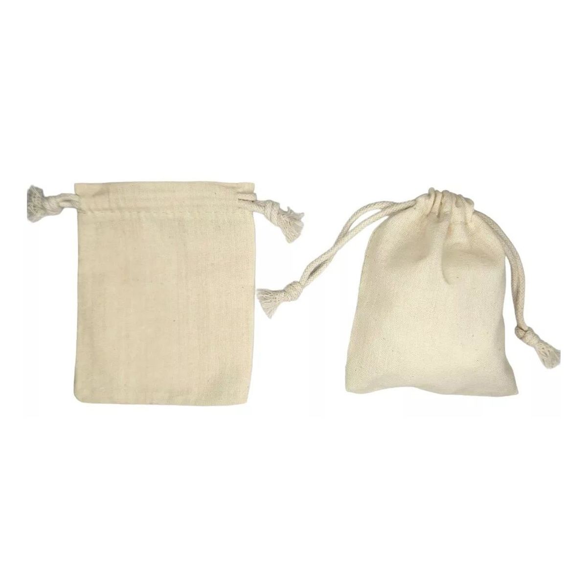 KUANGYE - Pack 24 Bolsas Arpilleras Sacos Yute Lino Natural 17x23cm_