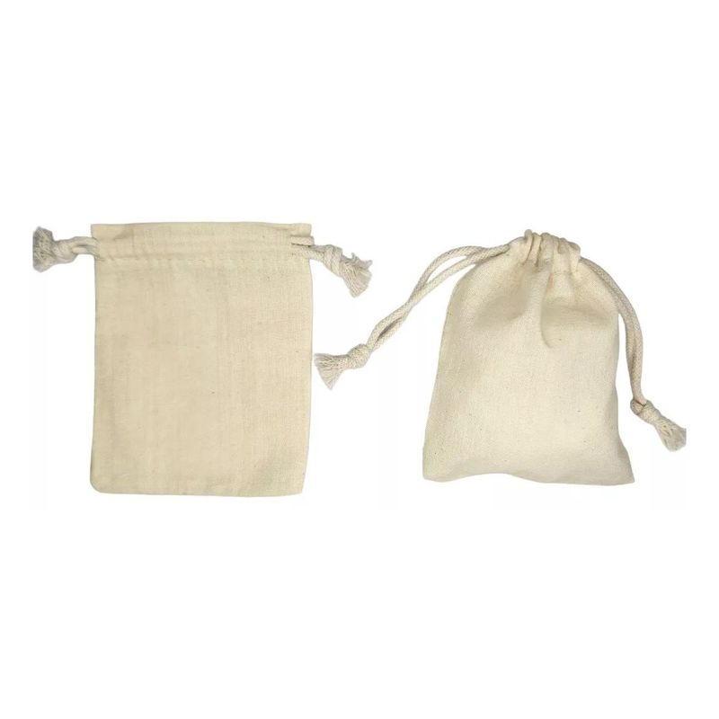 KUANGYE - Pack 24 Bolsas Arpilleras Sacos Yute Lino Natural 17x23cm