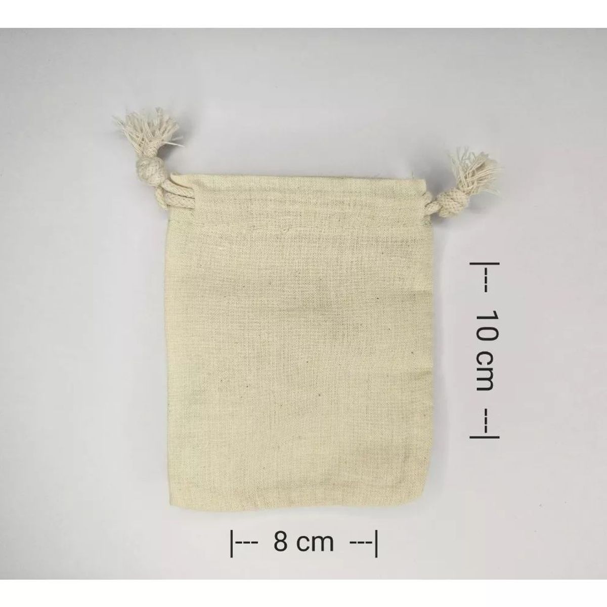 KUANGYE - Pack 24 Bolsas Arpilleras Sacos Yute Lino Natural 17x23cm_