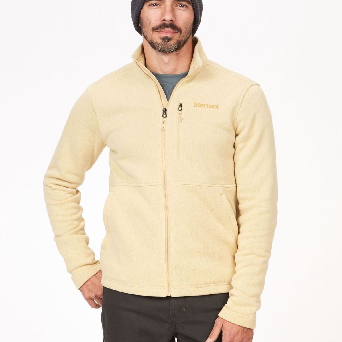MARMOT - Polar Hombre Drop Line Jacket Amarillo Marmot