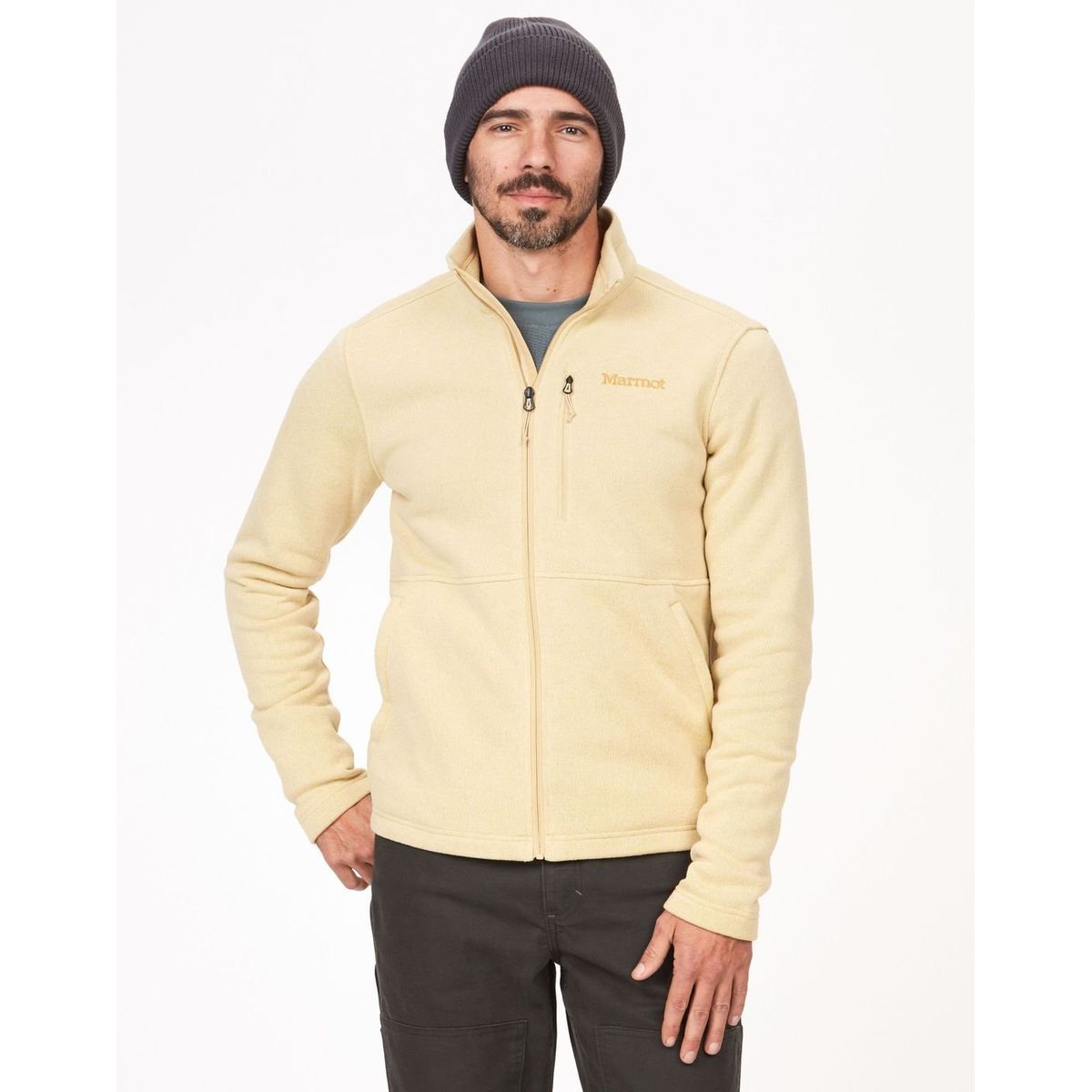 MARMOT - Polar Hombre Marmot Drop Line Jacket Amarillo