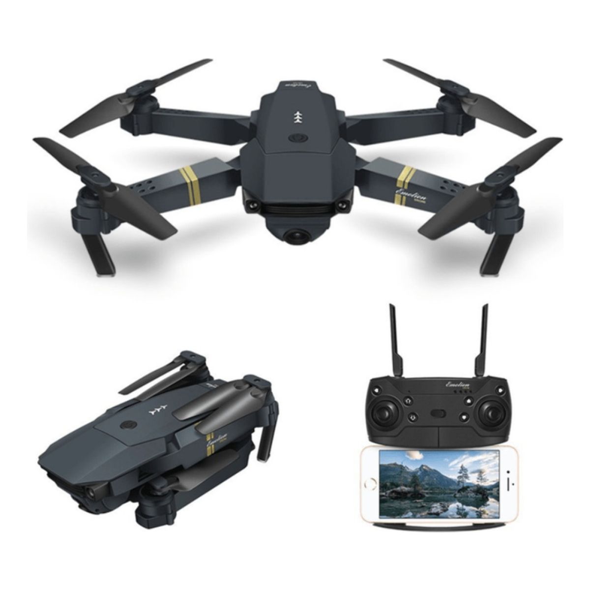 U BUY - Drone E58 Pro Recargable Cámara 4k Wifi 24ghz 4 Ejes Rc
