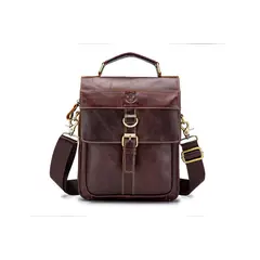 GENERICO - Bolso de cuero hombro Bullcaptain modelo Djb 302 tablet