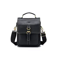 GENERICO - Bolso de cuero hombro Bullcaptain modelo Djb 302 tablet