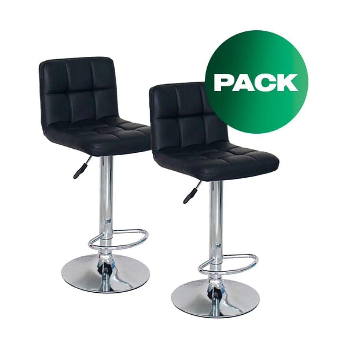 SDFIT - Sillas de Bar Pack 2x Unidades  Modelo B009