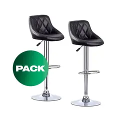 SDFIT - Sillas de Bar Pack 2x Unidades Modelo B0012