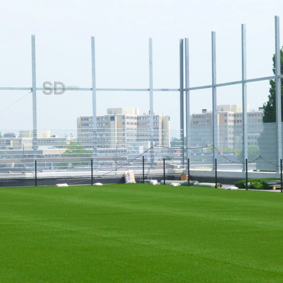 SDFIT - Pasto sintético 20 mm de espesor 2 mt x 25 mt, 50 mt2 en total.