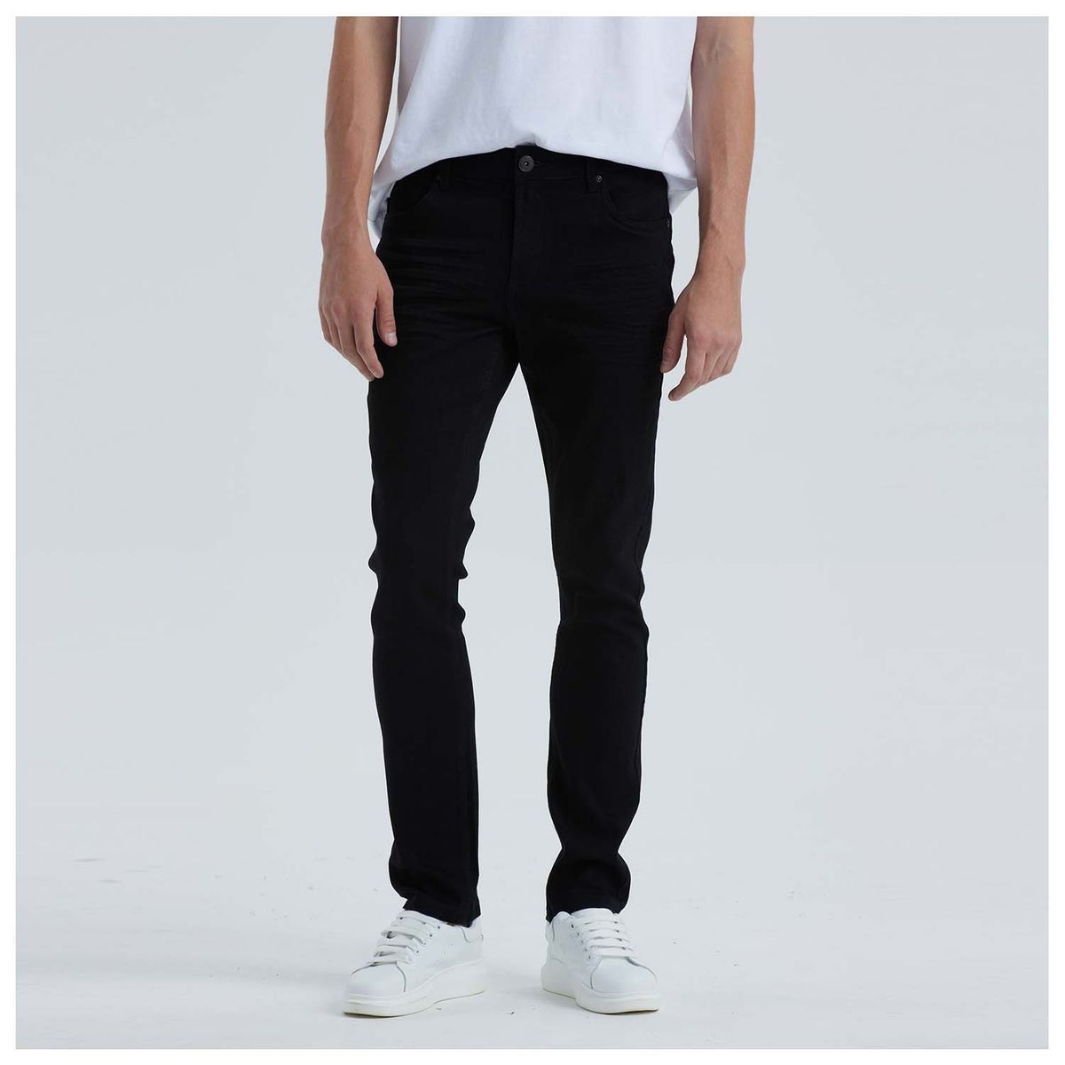 FASHION'S PARK - Jeans Hombre Slim Vintage Negro Fashion's Park