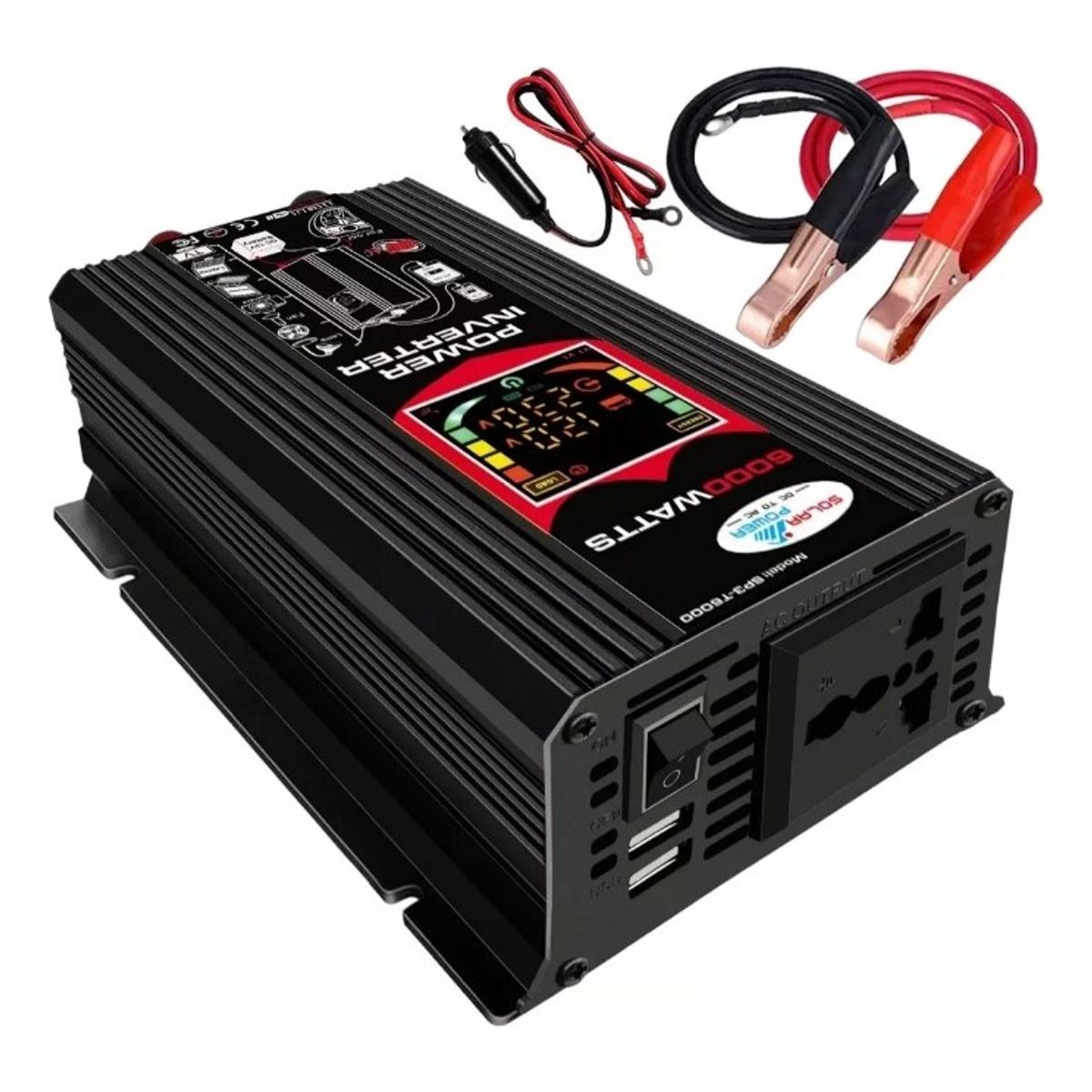 MUNDO MAGIA - Inversor De Corriente Para Coche 6000w 12v A 220v