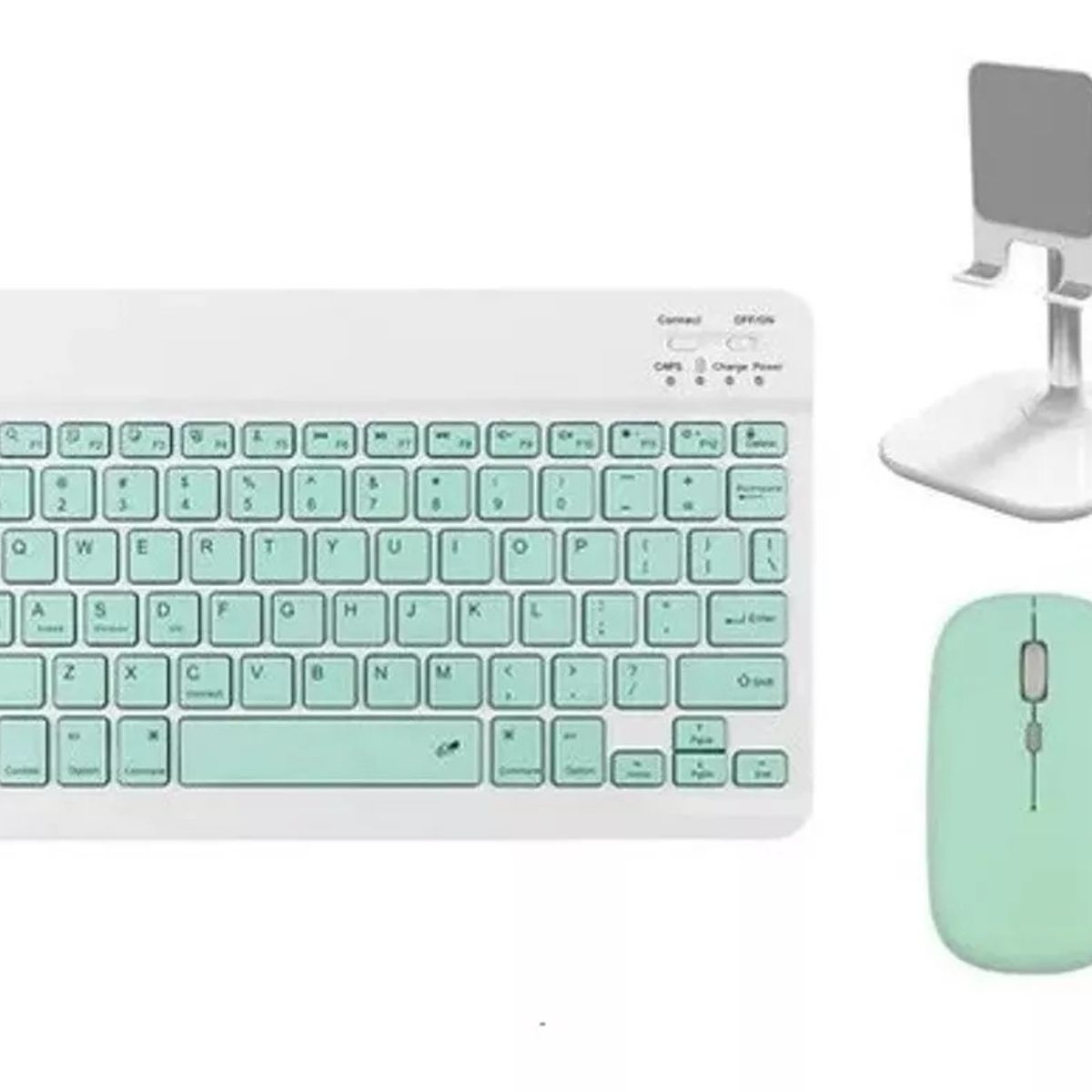 MUNDO MAGIA - Kit De Teclado Bluetooth Con Ratón Soporte Teléfono tablet