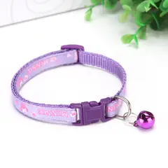 GENERICO - Collar Minnie con Cascabel para Gatos Morado