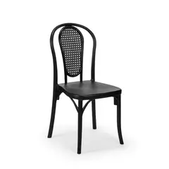 ROCA NEGRA - Silla Sozo-C de polipropileno reforzado con fibra de vidrio color Color negro