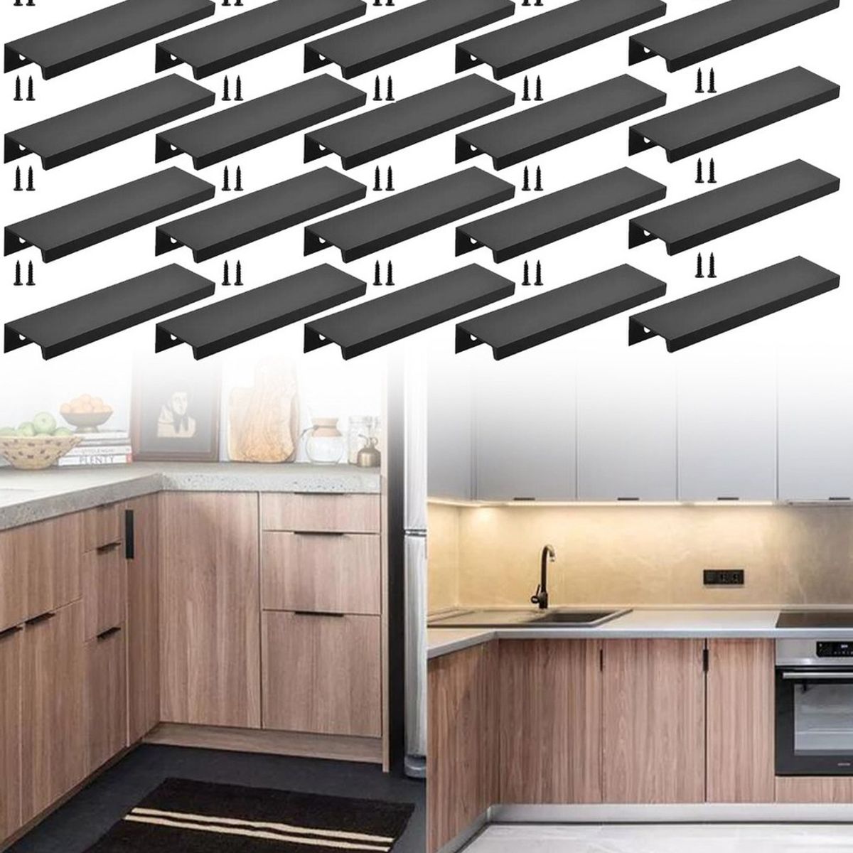 U BUY - 20 Unid Tiradores Mailla Para Cajón 15cm + 40 Pcs Tornillos