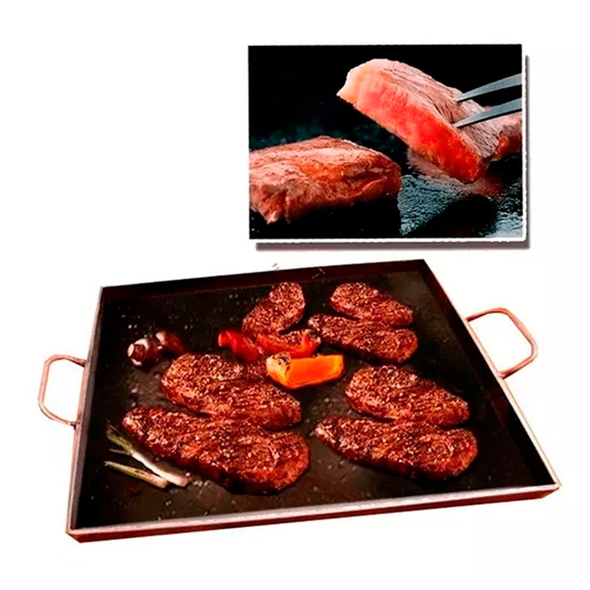 ESHOPANGIE - Plancha Churrasquera 45x45 Fierro 5mm