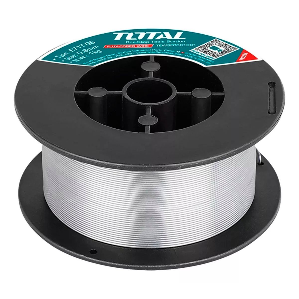 TOTAL TOOLS - Alambre Para Soldar Mig Flux 08 Mm Rollo 1 Kilo Total