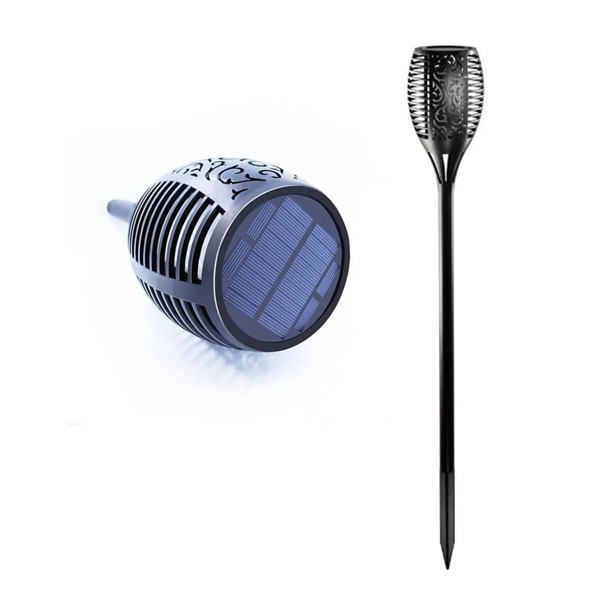 GENERICO - Antorcha Farol Luces Led Solar Estaca Jardín