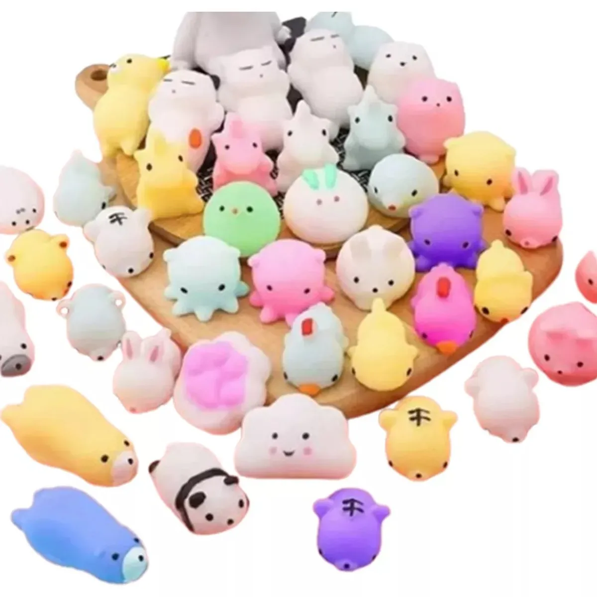 MUNDO MAGIA - Pack 20 Mini Figuras Antiestres Sorpresa Cumpleaños