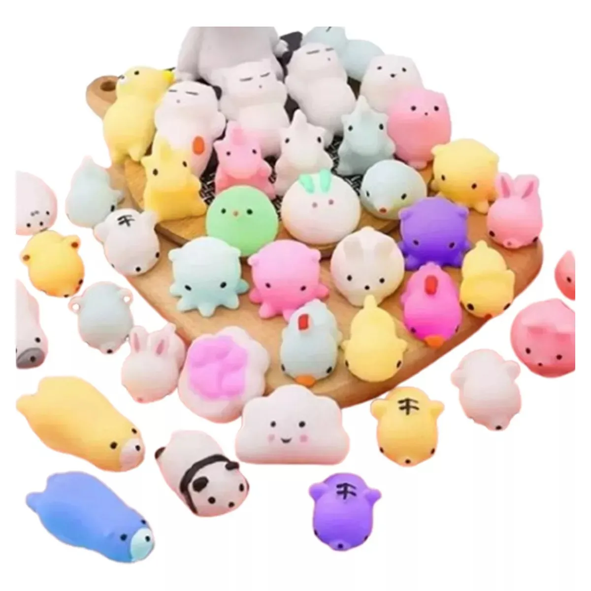 MUNDO MAGIA - Pack 20 Mini Figuras Antiestres Sorpresa Cumpleaños